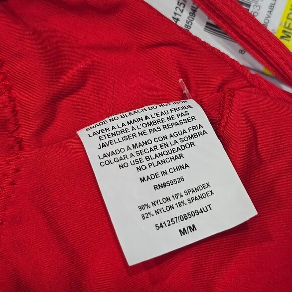 Becca Modern Edge Rib Ariyah Buckle One Piece Swimsuit - Picture 9 of 15